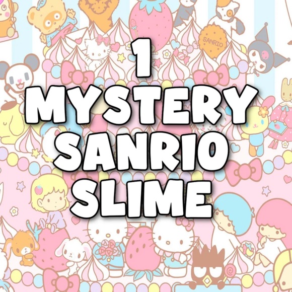2 6o slime + 1 6-8oz Sanrio Slime + Crystal candy - Picture 1 of 2